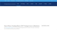 Desktop Screenshot of eft-courses.co.uk