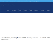 Tablet Screenshot of eft-courses.co.uk